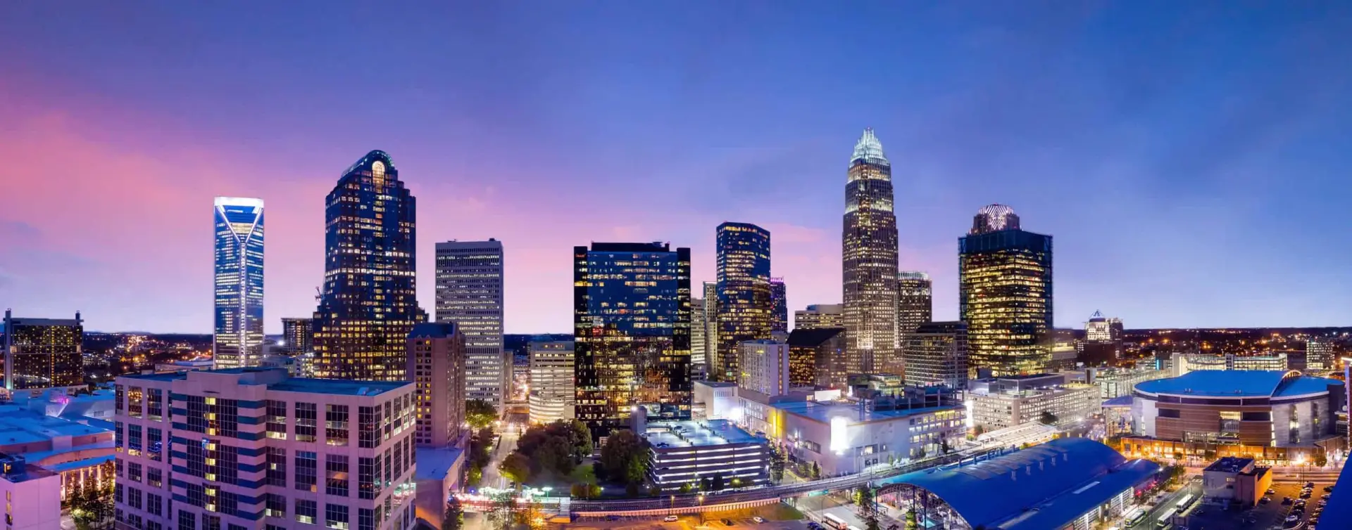 an image of the Charlotte NC Downtown Skyline