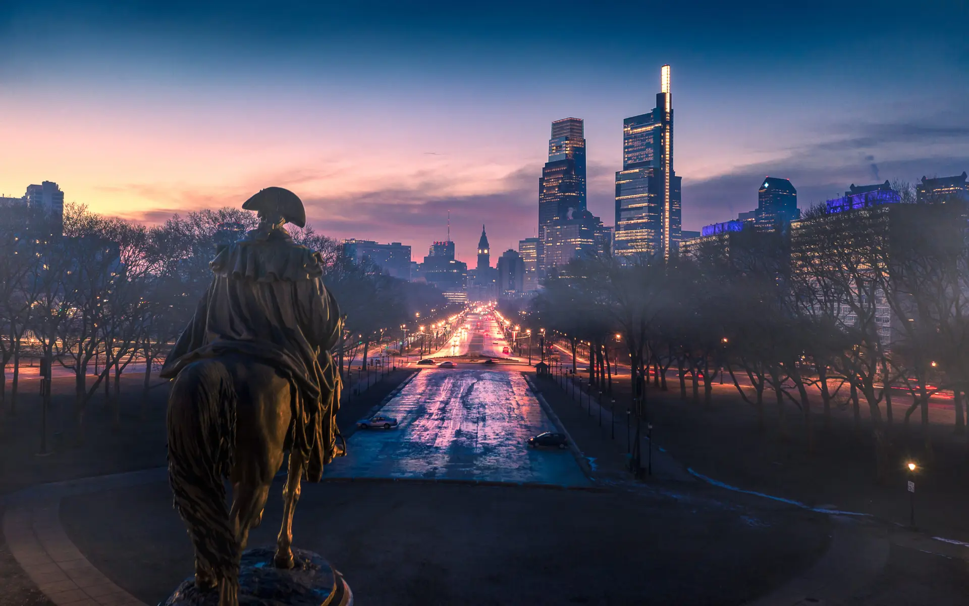 Statue in Philadelphia Pennsylvania