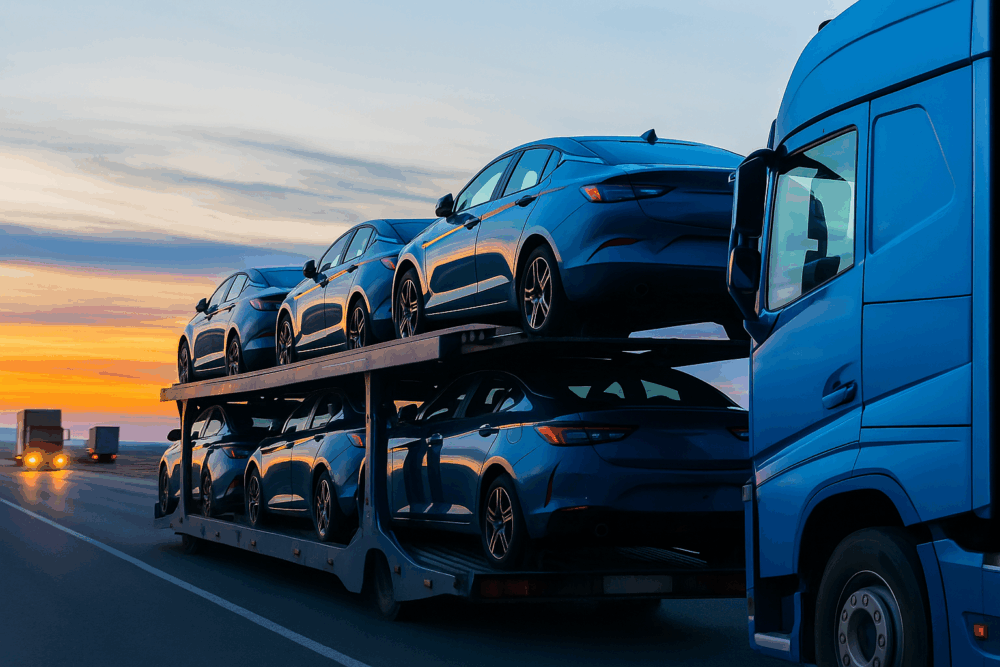 Smart Auto Move Car Hauler Transporting vehicles