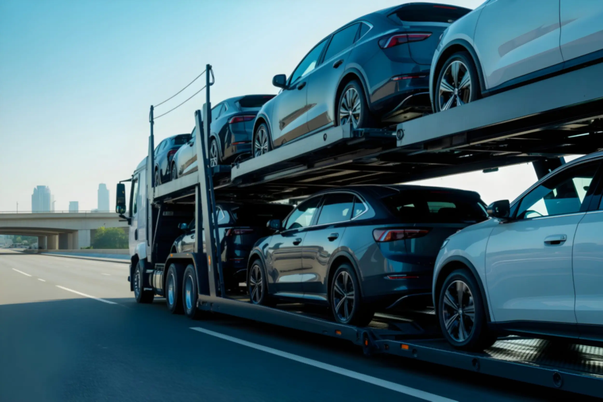 Smart Auto Move car transporter delivering cars from Seattle Washington to Las Vegas Nevada on I-84